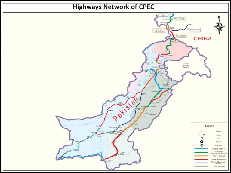 Inclusive Economic Partnership between China and Pakistan under China Pakistan Economic Corridor (BRI) 