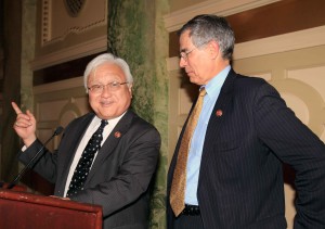 Left: Congressman Mike Honda (D-CA) and Congressman Rush Holt (D-NJ)
